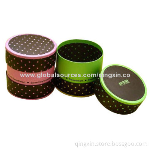 Promotional Paper Gift Boxes, Customized Sizes, Various Ribbon Colors Available